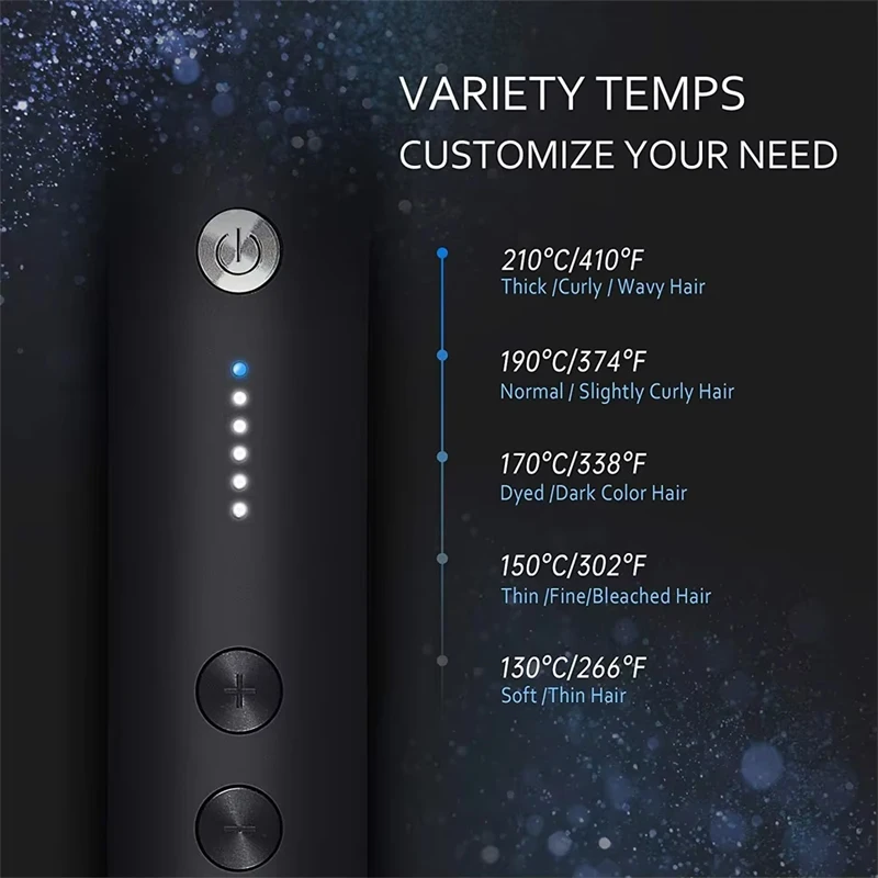 Professional negative ion straight hair comb Multi-functional PTC fast heating straight hair brush 2-in-1 styling tool 4