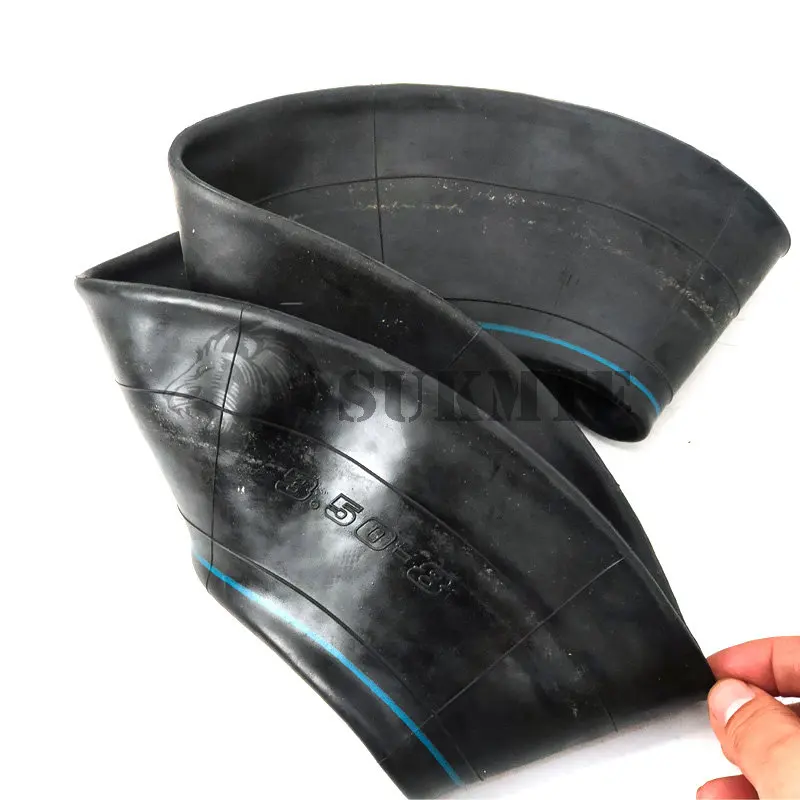 3.50"X8" 3.50-8 3.5-8 3.50/8 Inner Tires tire BLACK RUBBER TYRE INNER TUBE BENT VALVE STEM scooter tire scooter wheel