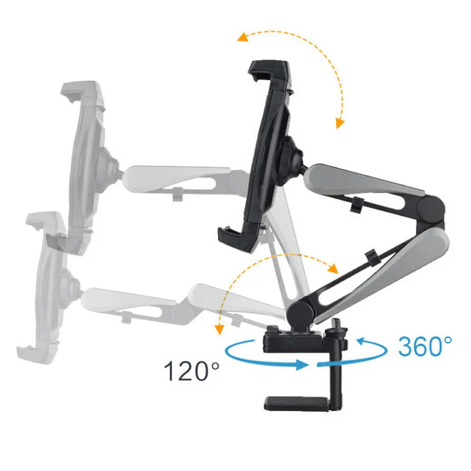 Suporte de Tablet de Cama Ajustável para Telemóveis Braço Preguiçoso Mesa de Cama Suporte para Tablet Ipad Mini 412 Outmix360 - Imagem 5