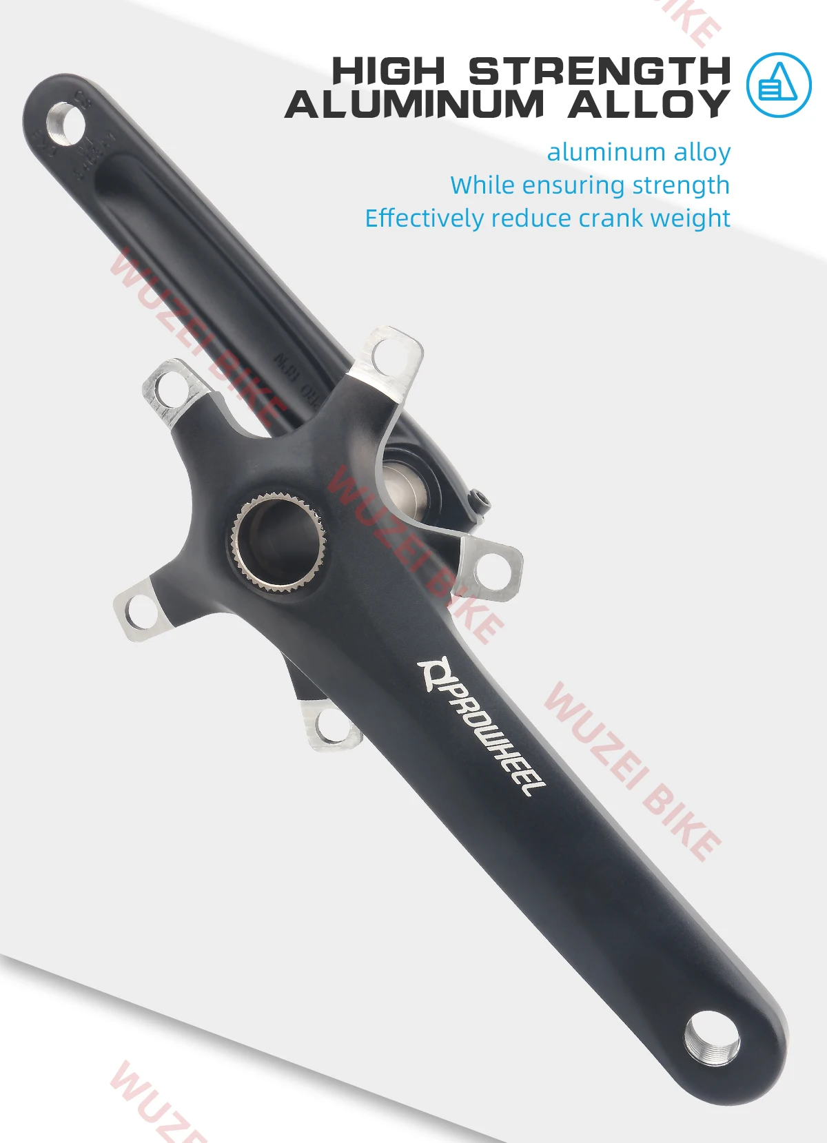 Description Picture 2 of itemPROWHEEL-RPN-TT-L/R 110BCD 170mm/172.5MM Road Bike Crank 8/9/10/11 Speed â€‹â€‹Gravel Bike Crank and Bottom Bracket PW-RBB68 Crank