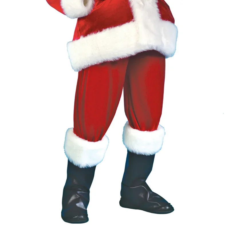 Cosplay Costume Men Festival Costume Set Santa Claus Costume Santa Claus Chiristmas Cosplay Costume Christmas New Year Men Costumes Deluxe Classic Adults Set Carnival Party RolePlay Suits