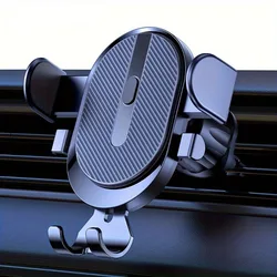 Universal Car Phone Holder Mount with Hook Clip for Air Vent - Mobile Support for Car Interior (1pcs)