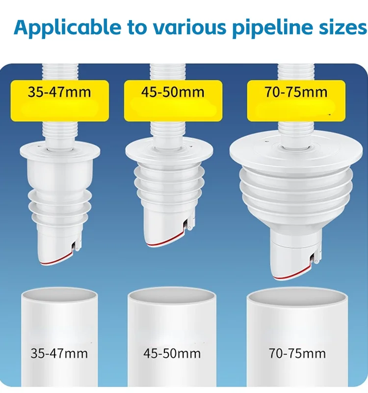 Silicone Drains Sewer Pipe Sealing Ring Anti Odor Sewer Seal Stopper Shower Floor Drainer Bathroom Accessories Water Pipe Plugs sewer seal ring silicone drain stopper drain stopper drain pipe plug