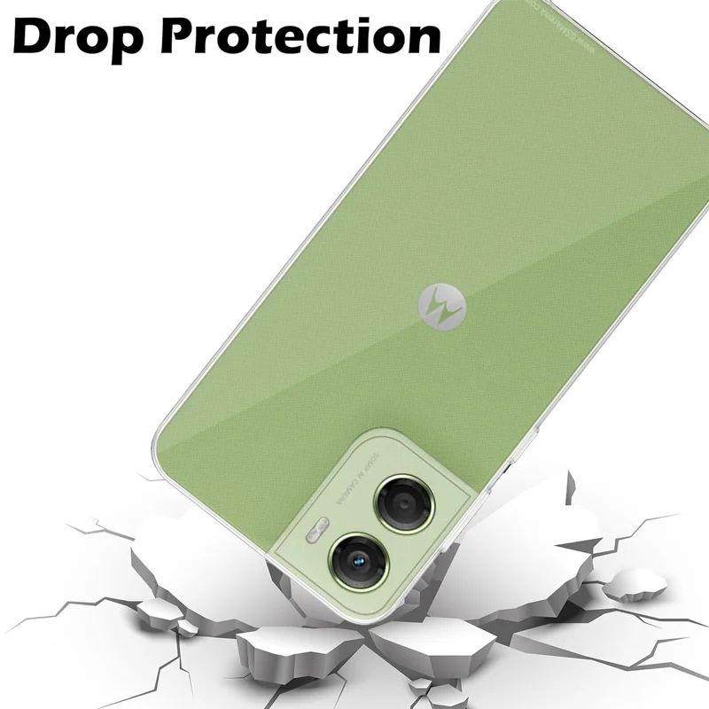 Ultra Thin Transparent TPU Soft Back Cover - Clear Protective Bumper Case