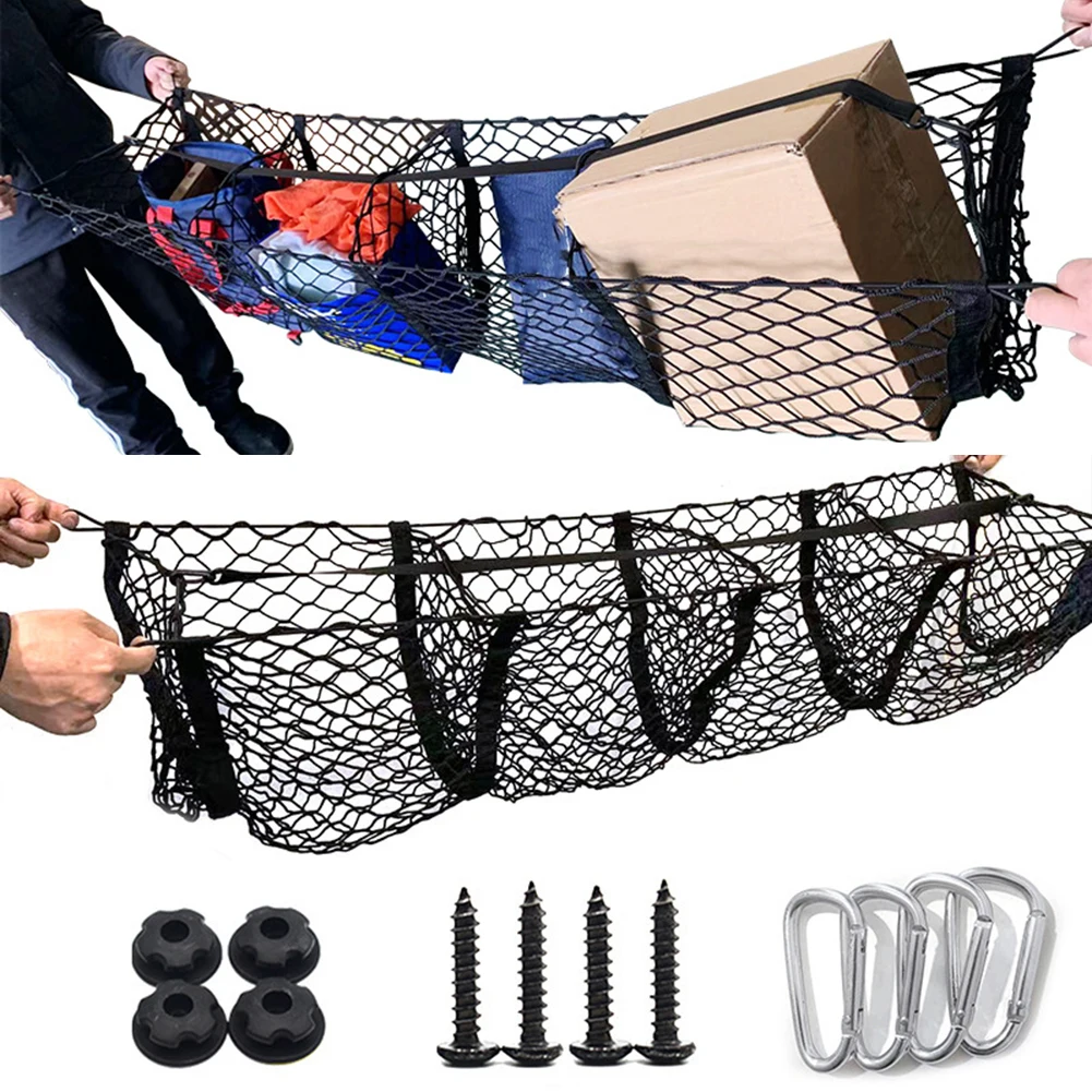 차량 정리용 110*30cm 화물망 픽업트럭 네트 고탄성 디자인 최적화된 수납 솔루션 다용도 활용
