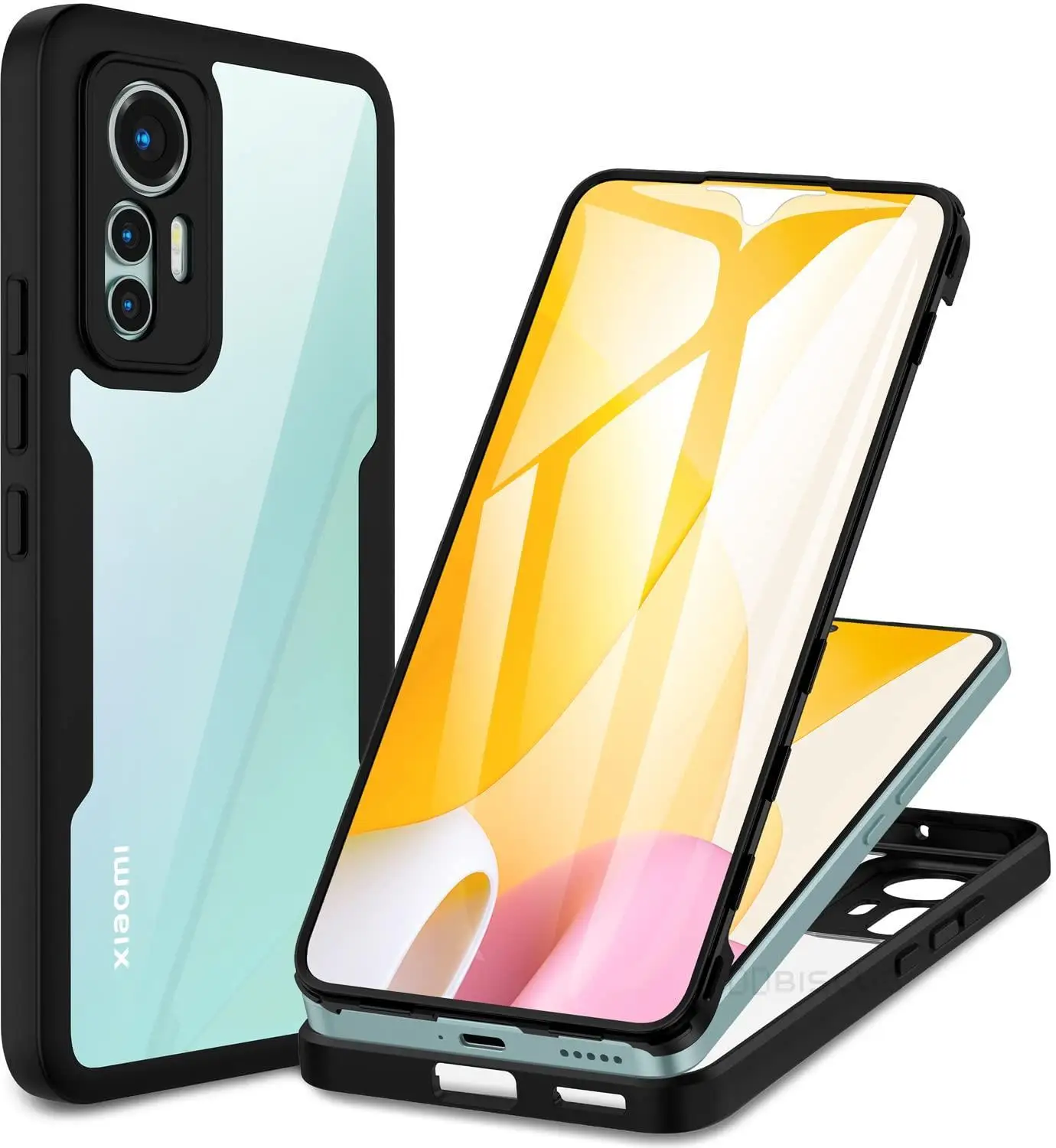 360 Degree Transparent Phone Case For Xiaomi And Poco Series_voghion.com