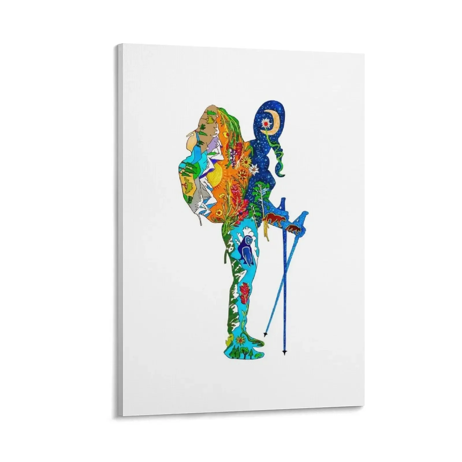 

Hiker Gal Canvas Painting room decorations for girls Decoration home Wall decoration frame