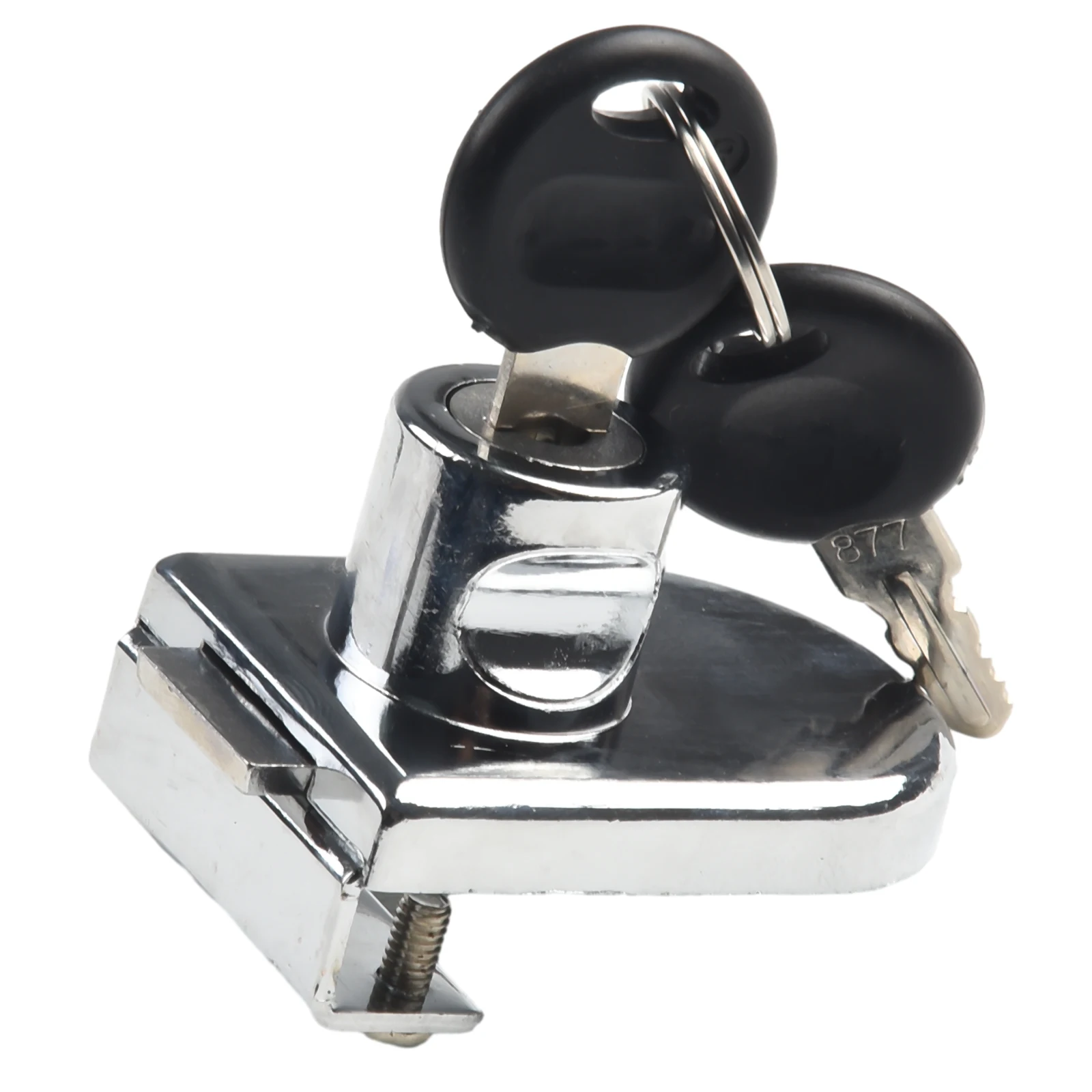 

5-8mm Keys Glass Door Lock Smooth Thick glass Zinc Alloy Accessories Display Cabinet Home Improvement Punch free