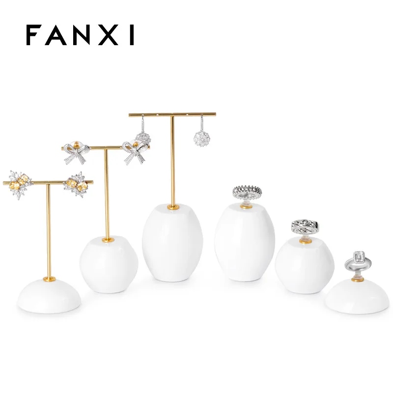 

Креативная Подставка для ювелирных изделий, простая легкая Роскошная Т-образная подставка для сережек, сережек, колец, колец, белая Подставка для ювелирных изделий