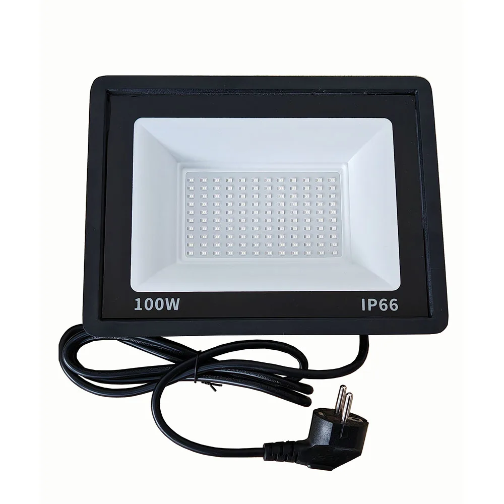 UV Curing Lamp Halloween Haunted House 100W IP66 Waterproof Fluorescent Lamp AC110-240V Purple 395nm LED UV Curing lamp Ultraviolet Floodlight