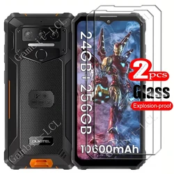 Premium 9H HD Tempered Glass Screen Protector, Transparent Film, 2 - Pack. for Tempered glass (Oukitel WP23 Pro)