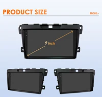 AI Carplay Android 14 Car Radio For Mazda CX-7 CX7 2008 - 2015 GPS Multimedia 4G DSP BT 8G 128G 360Camera By Snapdragon 6115 7