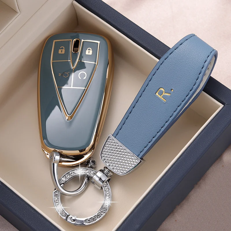 ТПУ чехол для автомобильного ключа с дистанционным управлением чехол оболочка для Changan CS35 CS55 CS75 Plus Eado UNI-T 2019 2020 Oushang X5 X7 EV аксессуары