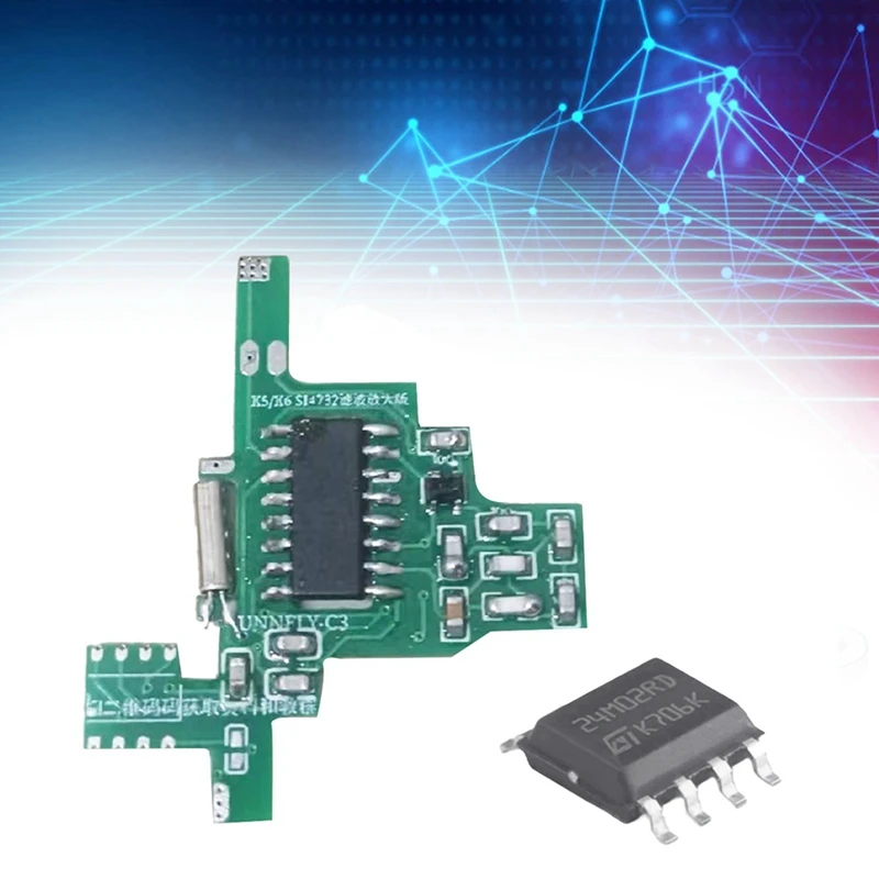 Quansheng UVK5/UVK6 SI4732 인터콤 수정 모듈 필터 증폭 버전 + 2M 확장 칩 인터콤 모듈