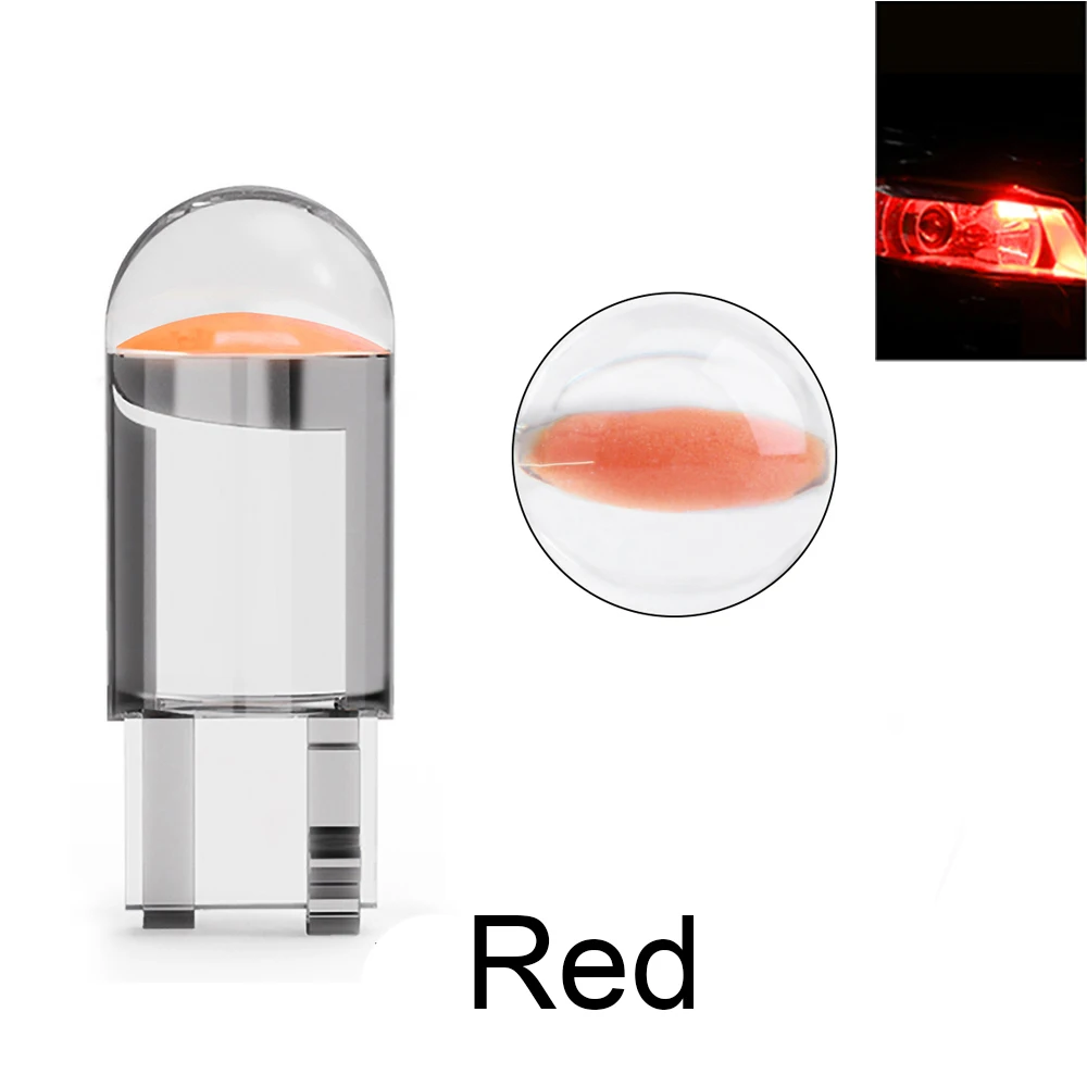 ตัวเลือกสินค้า หลอดไฟ LED รถยนต์ COB T10 สีขาว น้ำเงิน แดง สำหรับไฟส่องป้ายทะเบียน