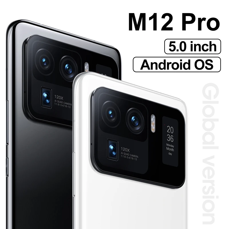 M12 Pro Smart Phone 5.0 Inch MTK6572 Dual-Core 512MB+4G RAM 2MP Dual Card Dual Standby Android 4.4.2 Phone EU Plug sony walkman mp3