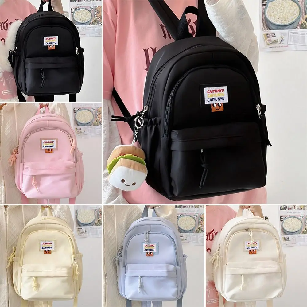 Large Capacity Backpack Durable Nylon Daily Schoolbags Travel Portable Shoulder Bag Knapsacks Student Daily Zipper Schoolbags 1