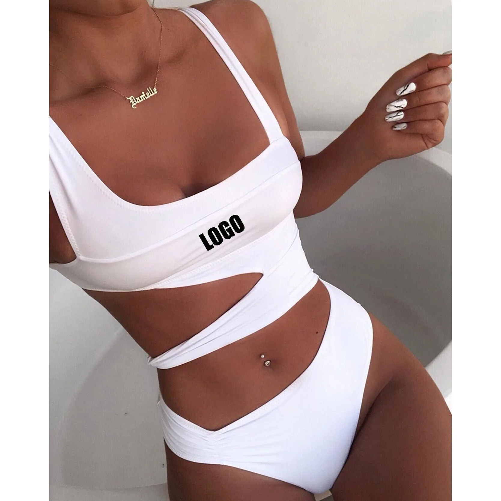 One piece swimsuit women swimwear one-piece swimsuit one-piece bikini women's hollow swimsuit