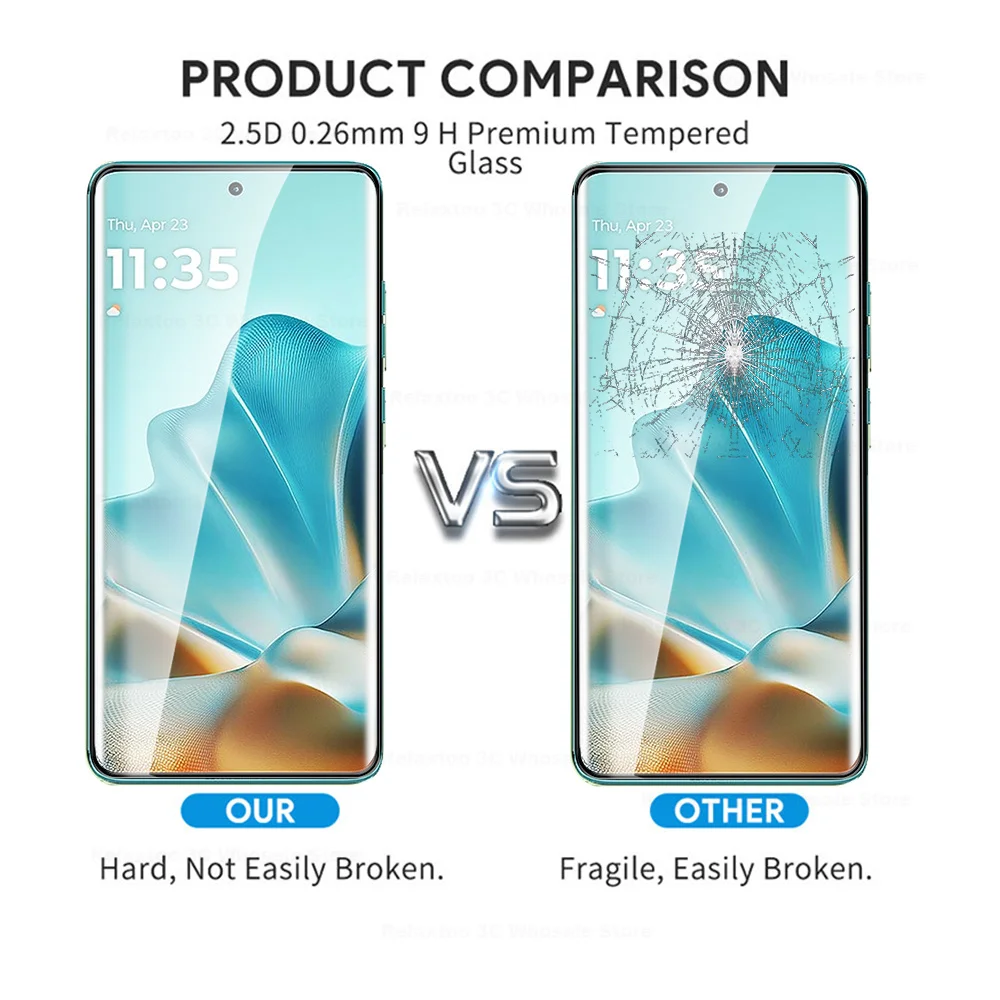 Enhanced Tempered Glass Case with Screen and Camera Lens Protector Film - 8-in-1 Protection Set