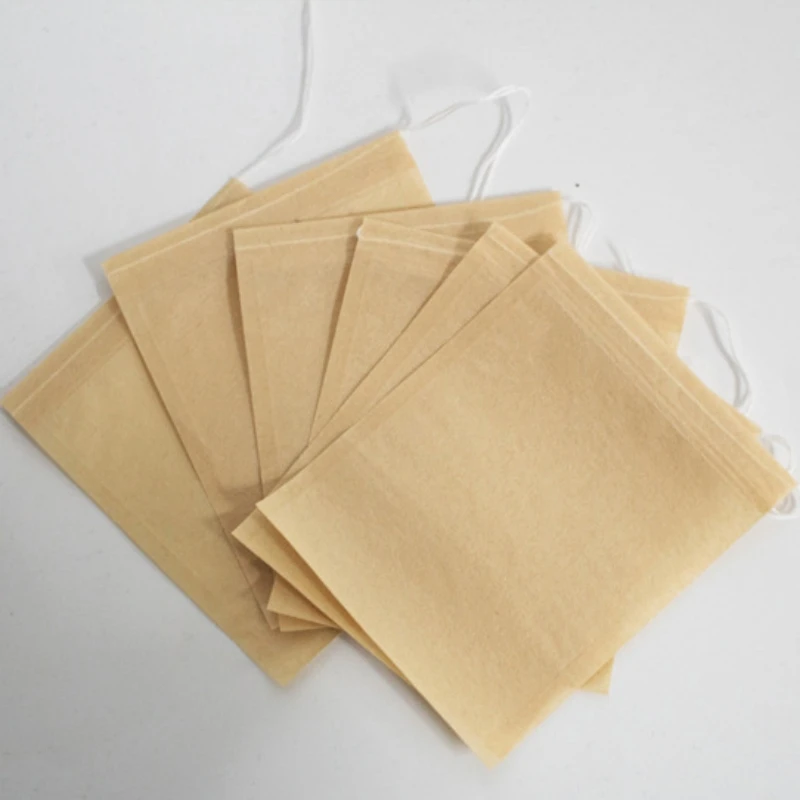 Eco-Friendly Biodegradable Drawstring Tea Bags - 100 Count