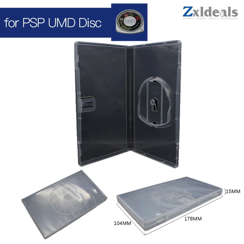 Playstation portable用のumdディスクゲームムービークリアボックス用