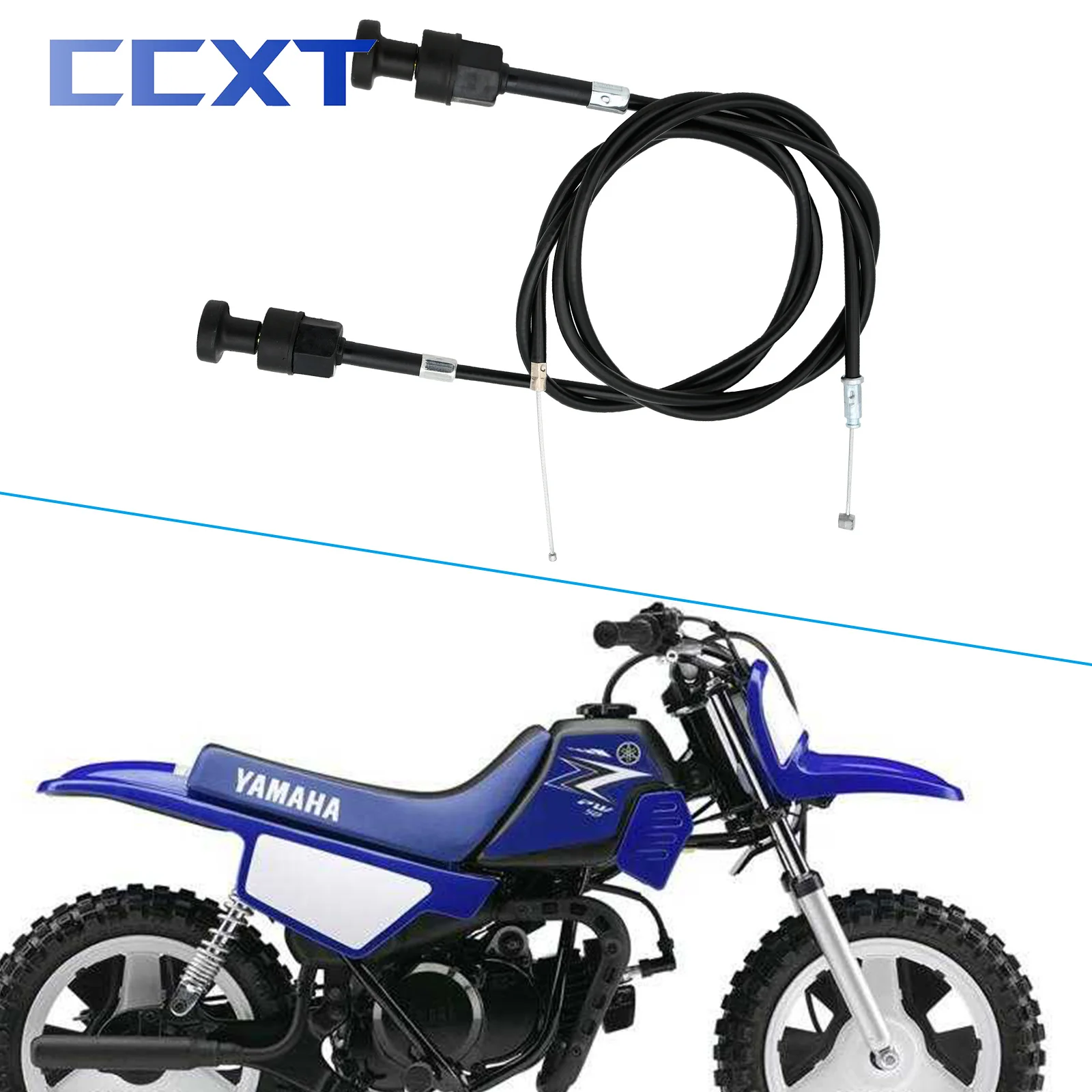 Moto 940Mm 760Mm Carburatore Choke Cable Bike Push Pull Choke Cavo Acceleratore Per Yamaha Pw50 Pw80 Motocross Parti Universali