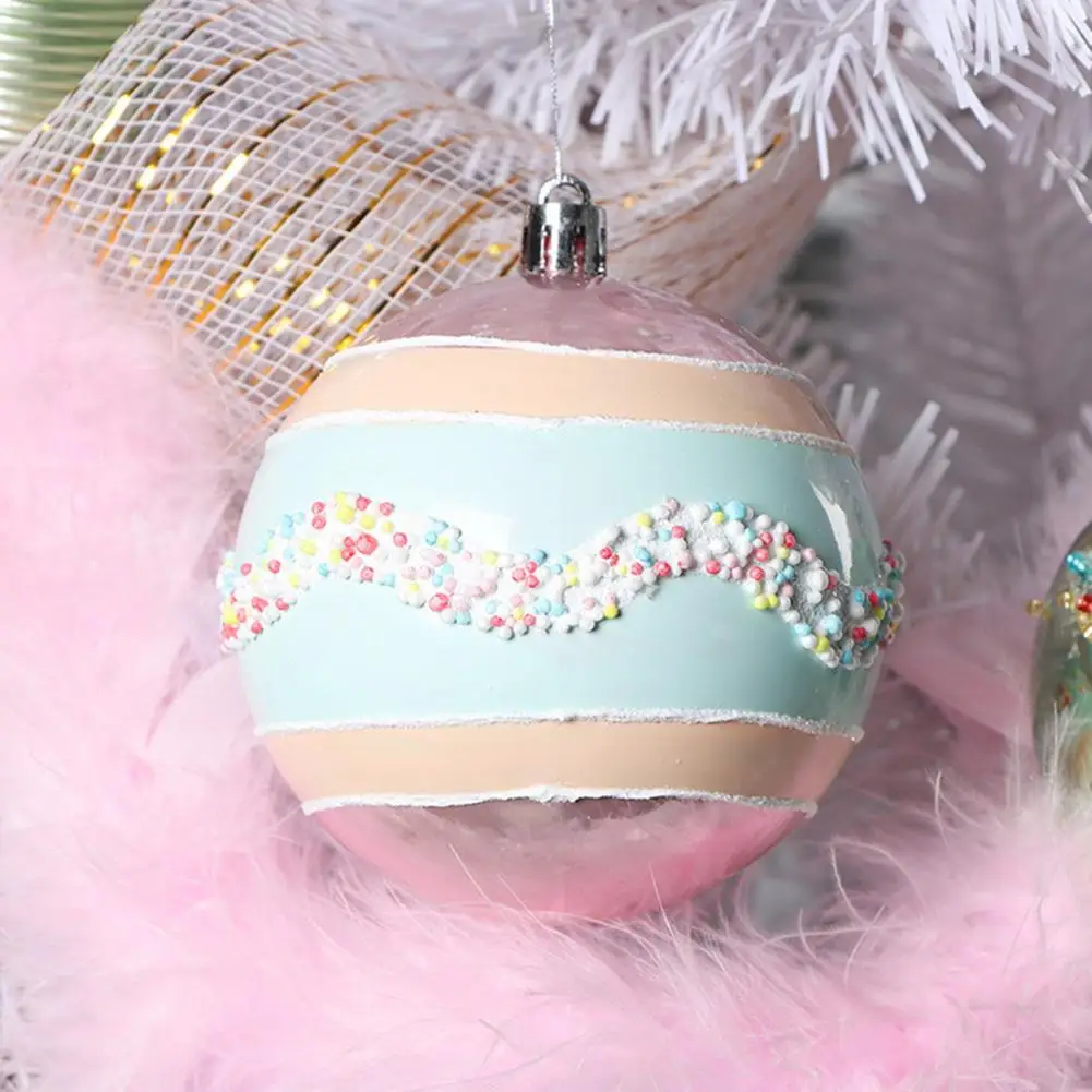 

Hanging Decoration Vibrant Electroplated Christmas Ball Ornament Sparkling Xmas Tree Pendant for Party Decor Colorful Hanging