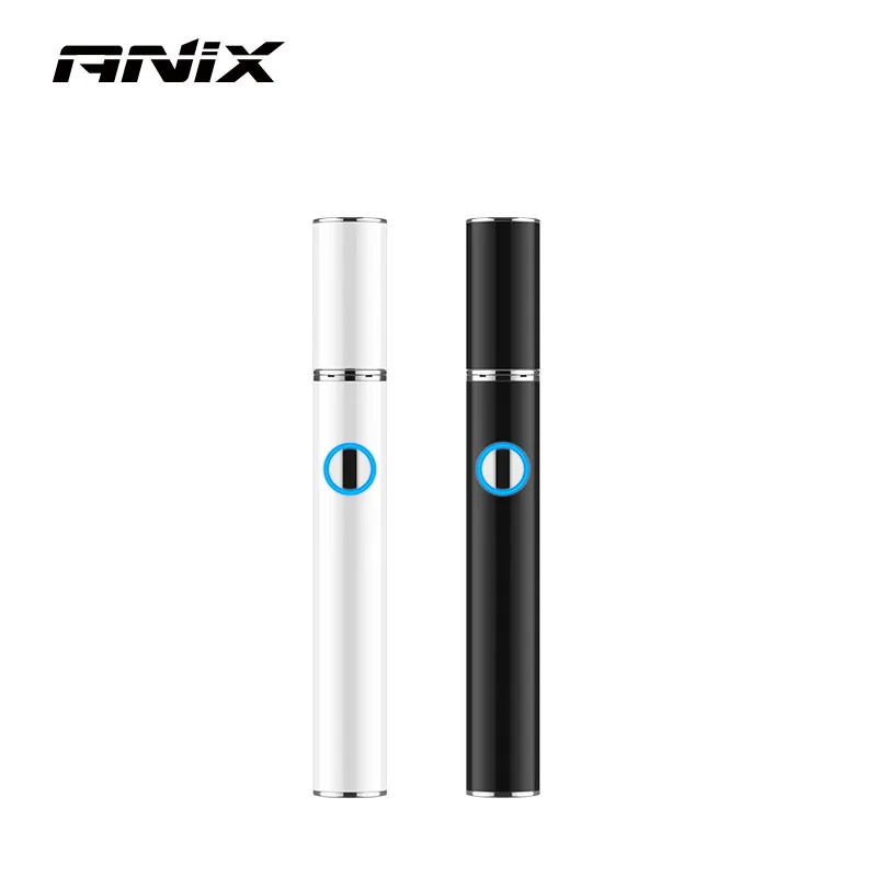 

Ecig ANIX BLADE Concentrate Wax Vape Pen 650mah Rechargeable Battery Vaporizer Starter Kit Ceramic Chamber White Coilless Vapor