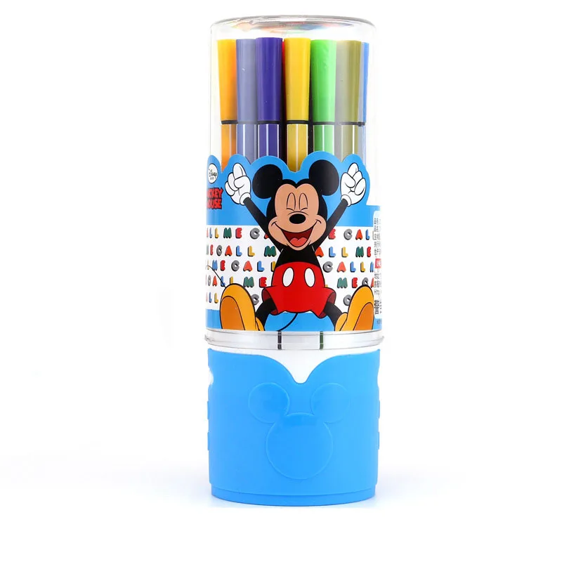 Original Disney Mickey Cartoon Marker Set WaterColor Painting Pen Core  Marker for Kids Art Supplies School Washable Gifts - AliExpress