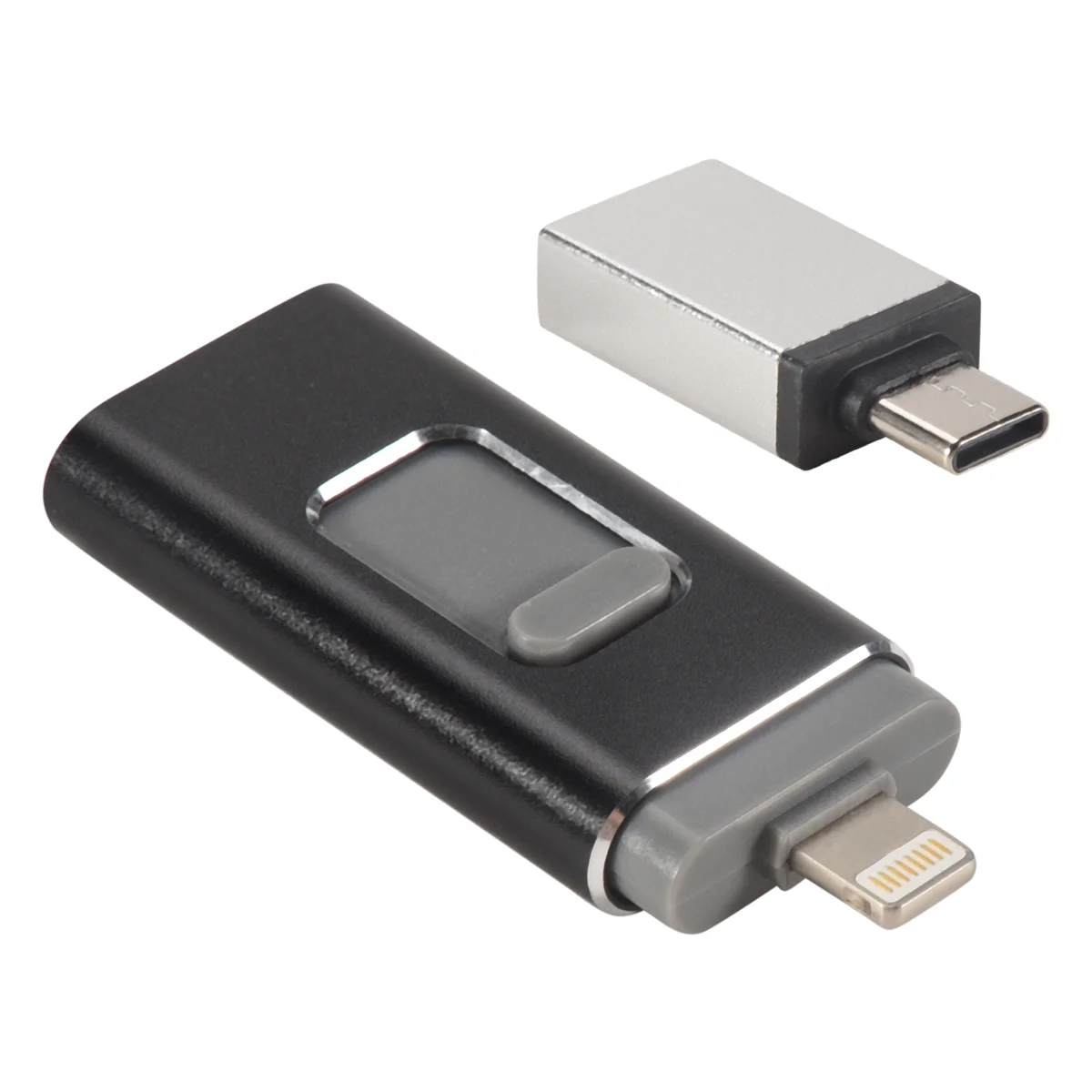 USEFUL USB 3.0 Flash Drive, 4 in 1 Function, 64G Memory Photo Stick, Expansion Memory for Micro-USB/Android/IOS/Type C/OTG