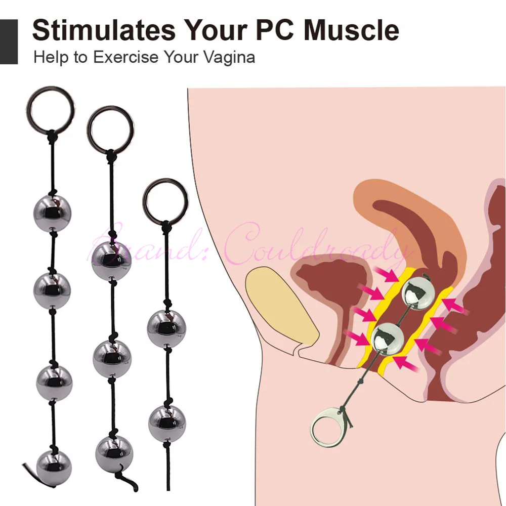 Erotic Weighted Vaginal Ball Chinese Geisha Kegel Exerciser Metal Ben Wa Eggs Anal Beads Adult Toys for Woman Sex Shop