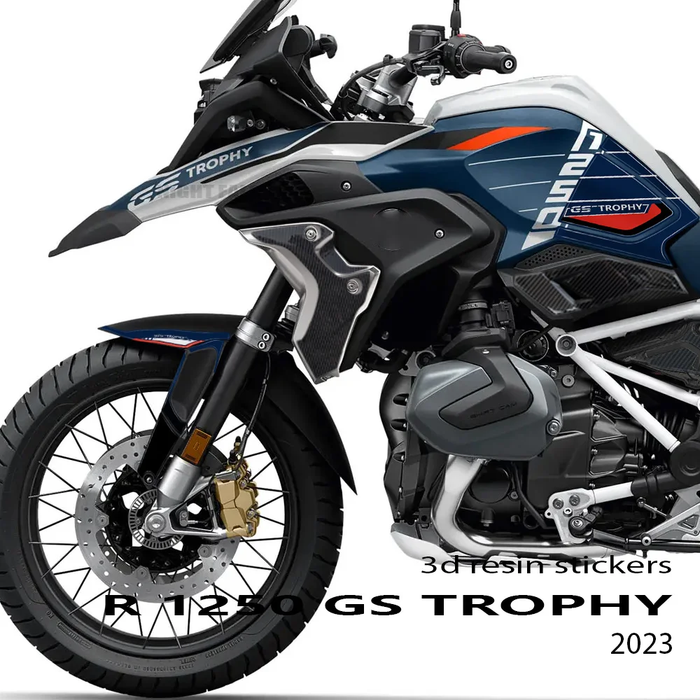Nuovo R1250 Gs Gs Trophy Accessori Moto Kit Adesivo In Resina Epossidica 3D Per Bmw R 1250 Gs Gs Trofeo 2023