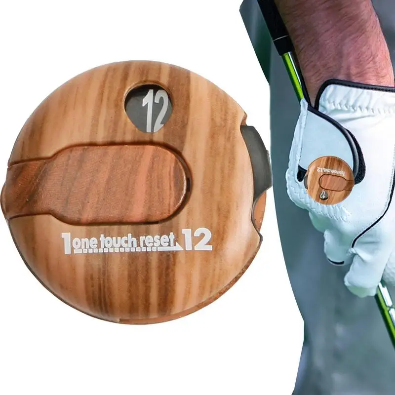 

Counter Professional Golf Stroke Gloves & Hat Clip Compact Scorer Accurate Golf Score Keeping Device Gift For Golfer Lover Men
