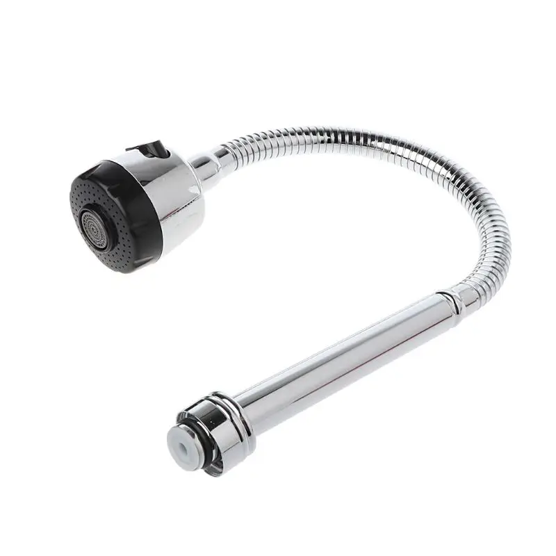 

LXAF Kitchen Bar Faucet Hose Double Hole Water Zinc Alloy Replacement Tap 48cm