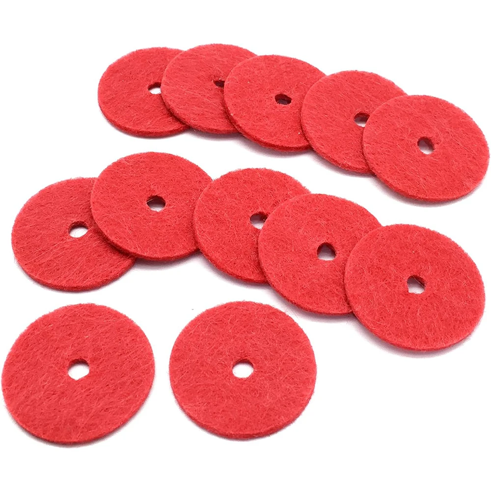 Red Felt Spool Pin Pads for Sewing Machine Projects