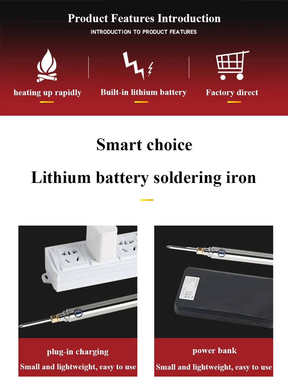 best soldering iron for electronics 5V 15W Wireless Charging soldering iron USB Fast rechargeable soldering iron Portable Microelectronics Repair Welding Tools electric soldering iron