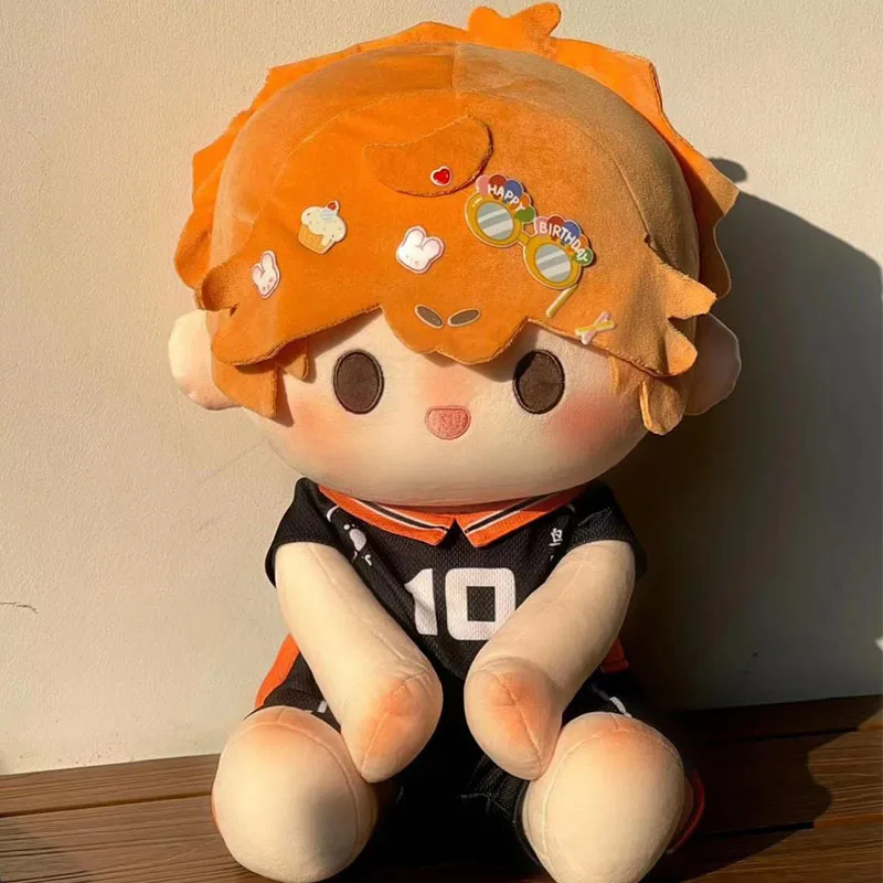 

40CM Anime Haikyuu!! Shoyo Hinata Plush Stuffed Cotton Doll Body Cute Change Clothes Plushie Props Lovely Pillow Gift