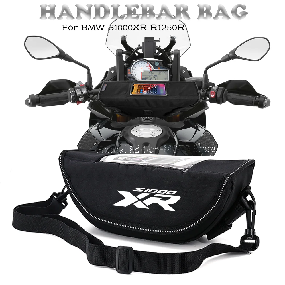 

Motorcycle Accessories Waterproof Bag Storage Handlebar Bag Travel Tool Bag for BMW S1000XR R1250R F800GT