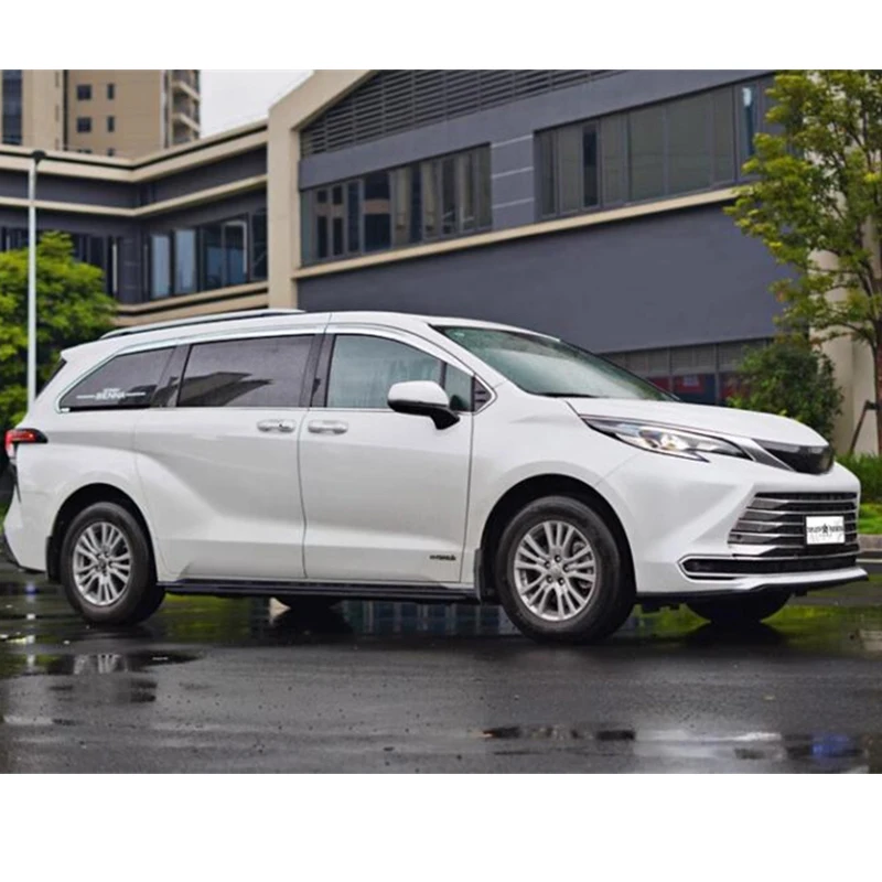 

6 шт., козырек для автомобильного окна Toyota Sienna, защита от солнца, дождя, аксессуары для украшения внешнего корпуса 2021 2022 2023