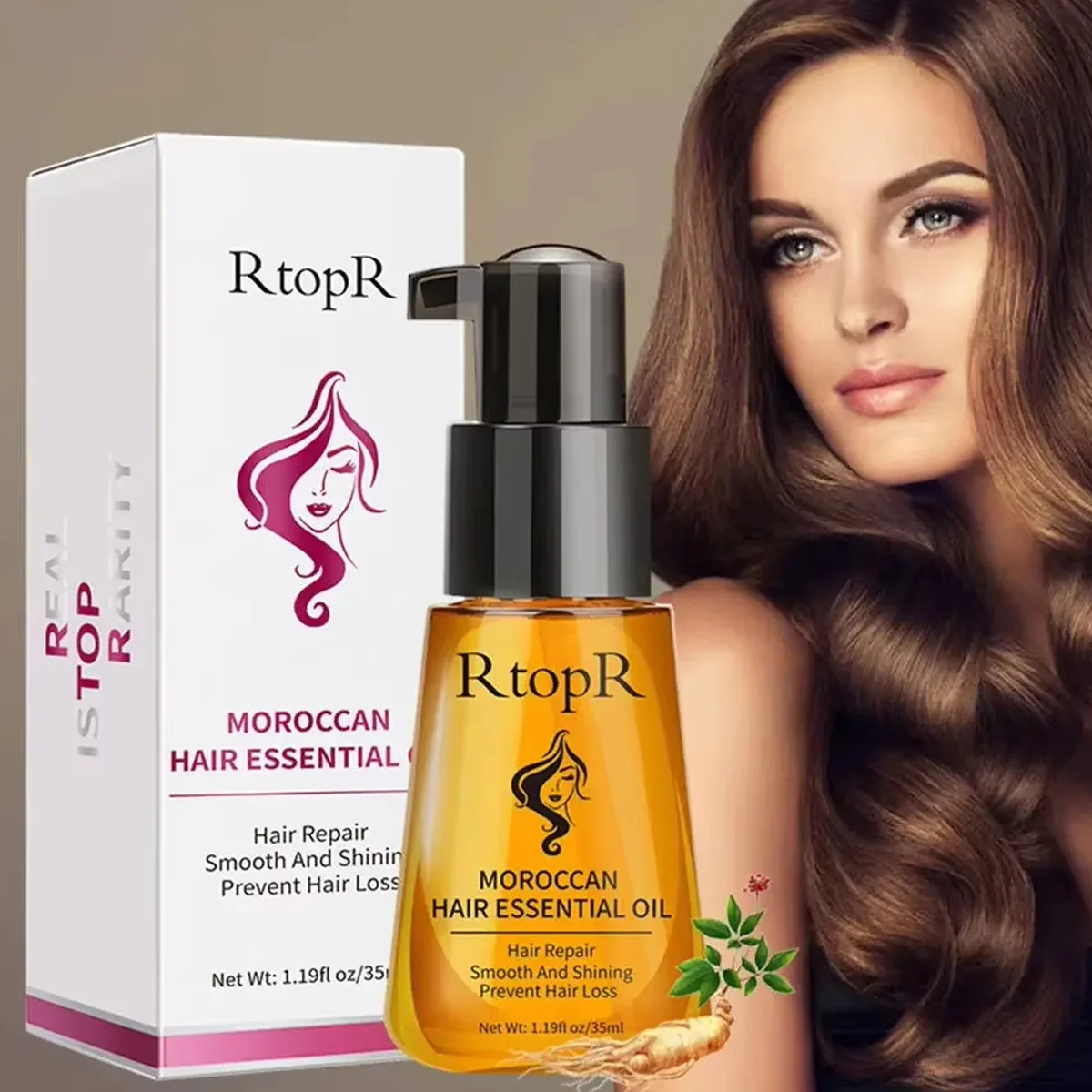Moroccan Hair Essential Oil Repairing Dry Damaged Serum Blends Hair Loss Prevention Make Shiny Soft Portable Suitable
