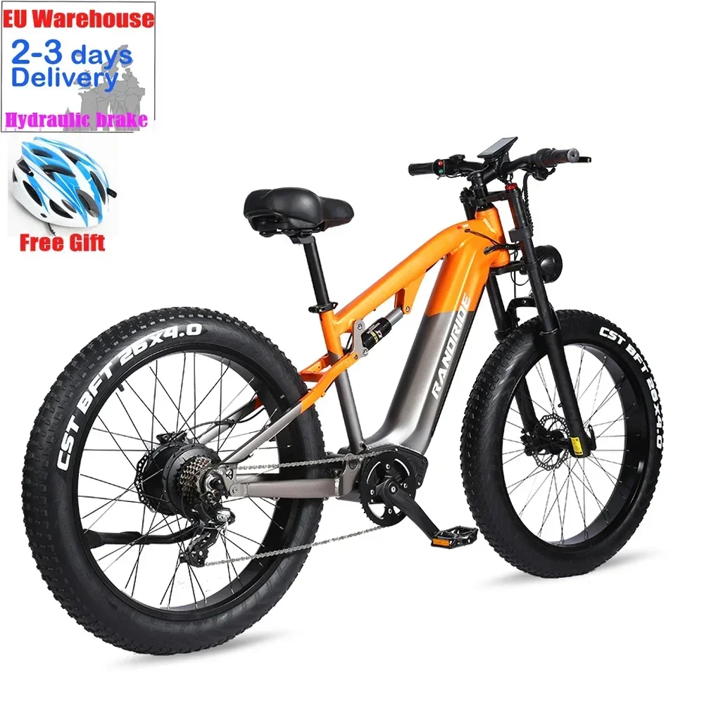 RANDRIDE YX80 1500W 48V 20AH fat tire mountain off-road urban all-terrain electric bicycle