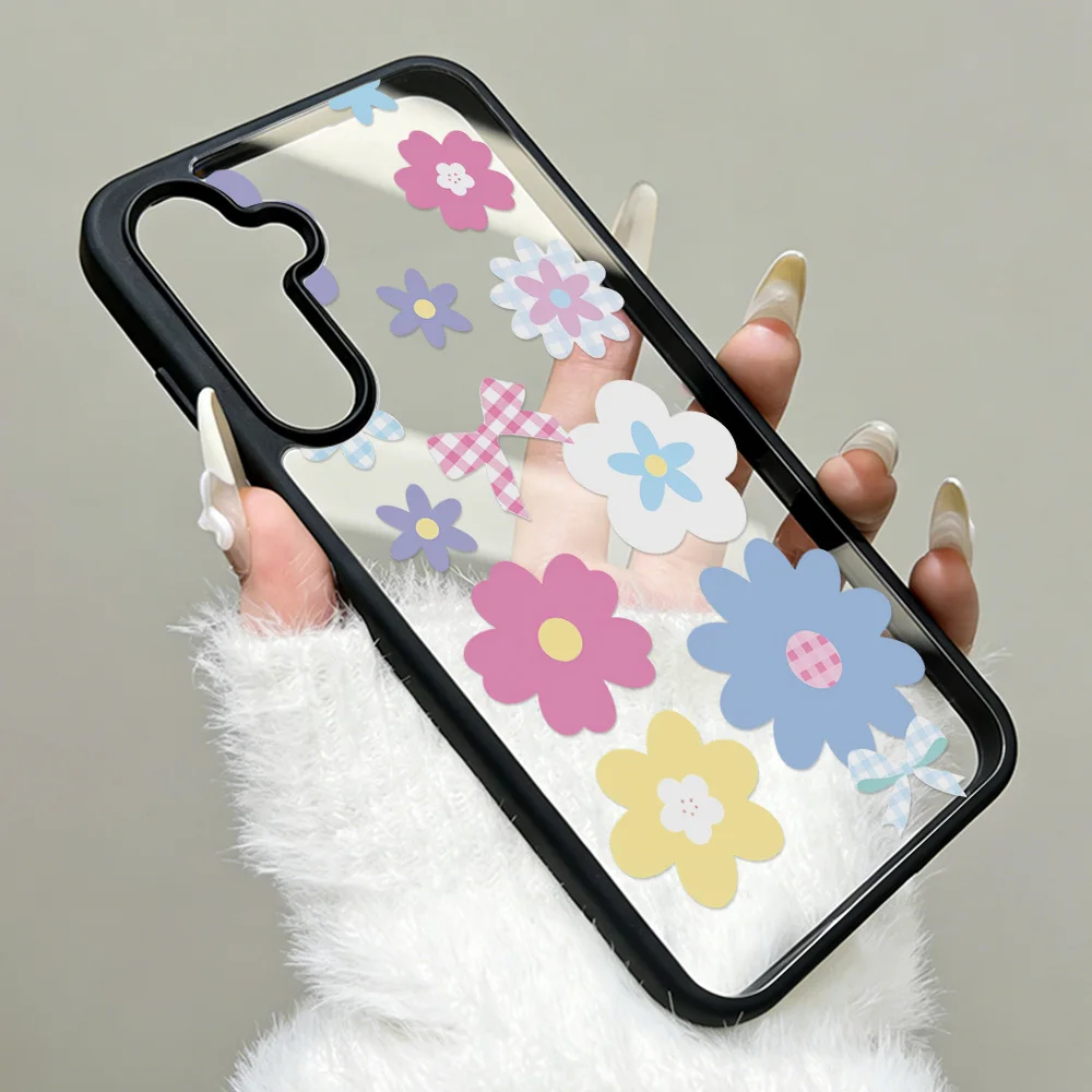 Silicone Floral Design Phone Case Cover