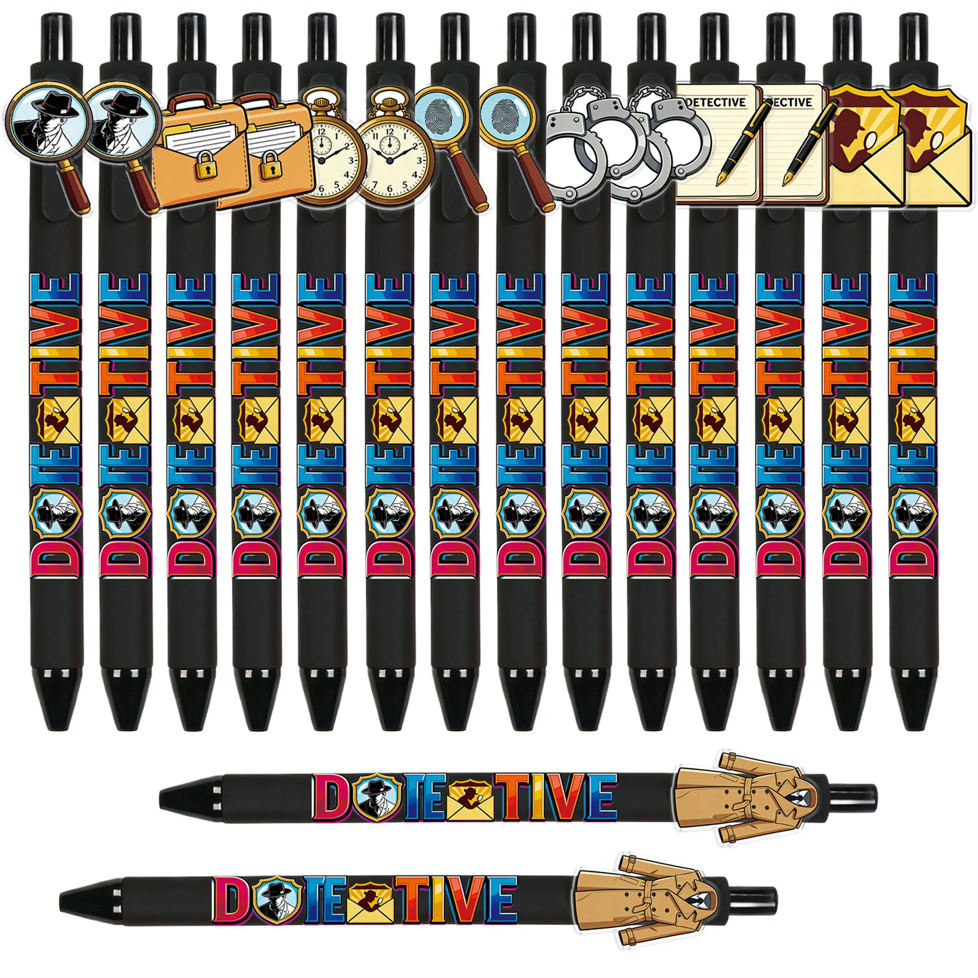 Detective-Themed Exclusive Ballpoint Pen Set