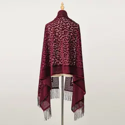 Elegant Gradient Floral Lace Silk Scarf with Cutout Detailing (JP327 - 03)