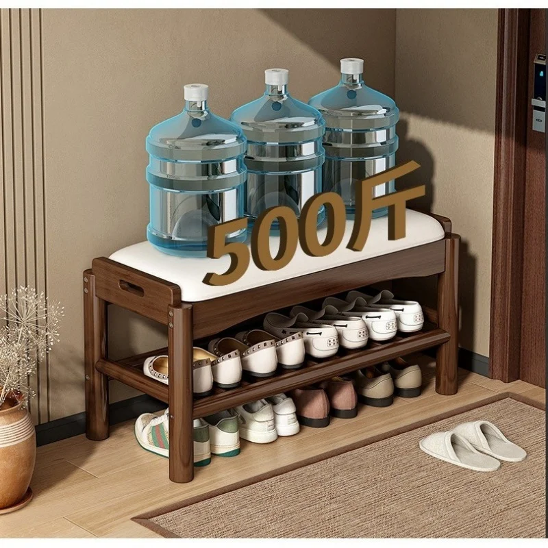 Solid Wood Shoe Bench 4