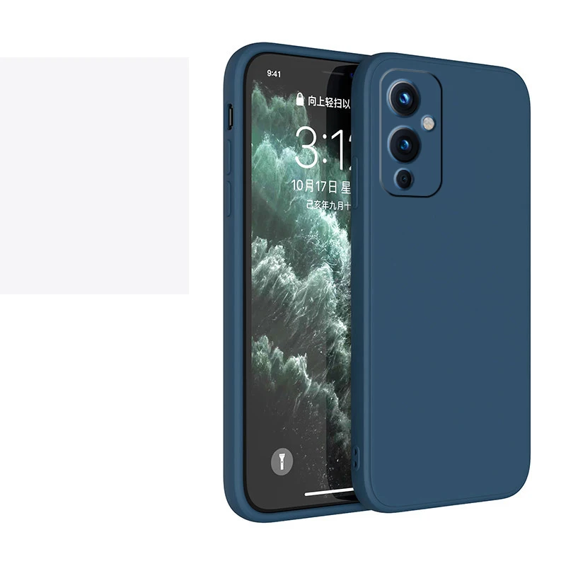 Premium Liquid Silicone Protective Case with Camera Guard and Straight Edge Design