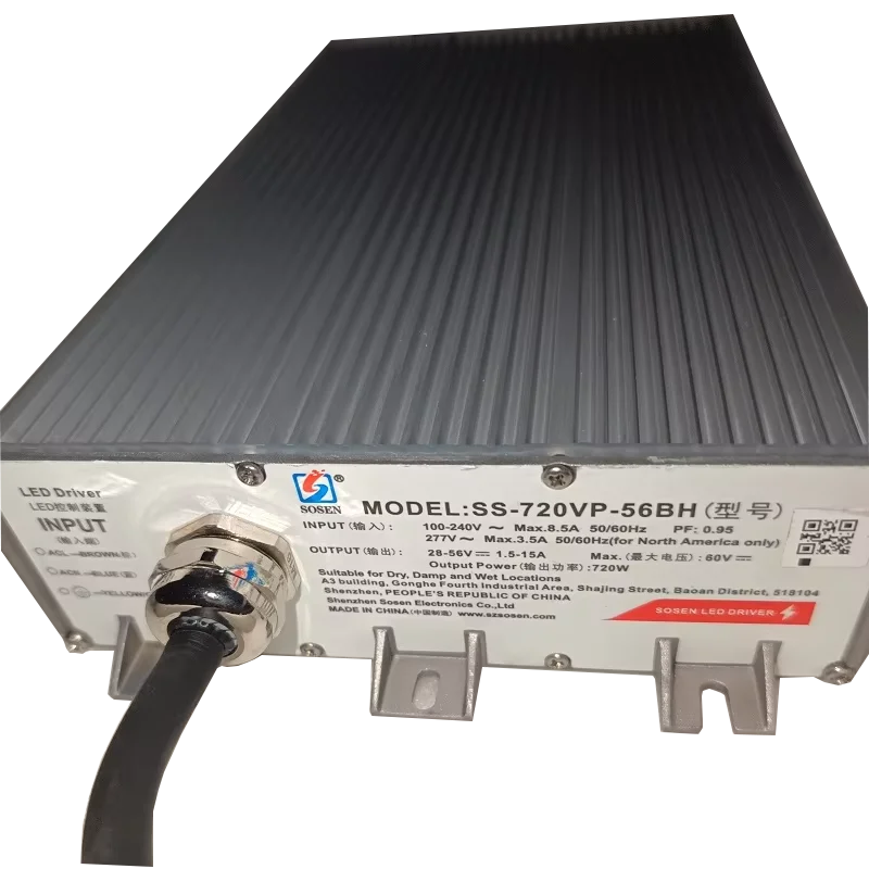 LM301H EVO Led Driver 720W 28-56V Bar Light Grow Sonsen SS-720VP-56BH Power Supply Waterproof LM301B Quantum Board Plants Indoor