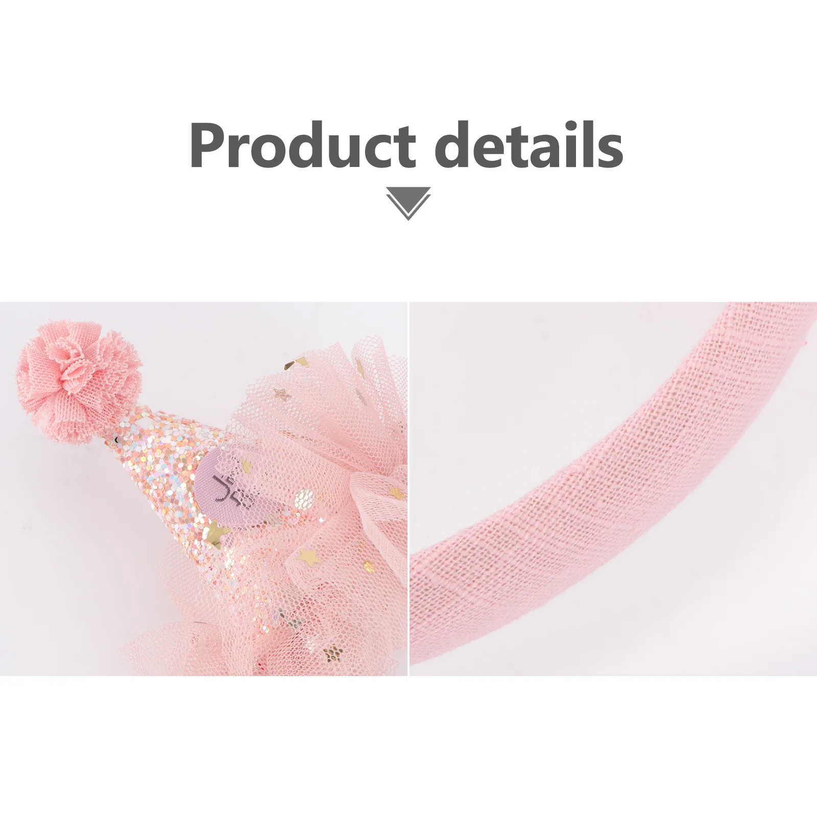 Party Hat Birthday Headband Set Unicorn Headband Headband Birthday Hat Headdress Decor Party Props Hair Decoration Headwear Clasp Hoop