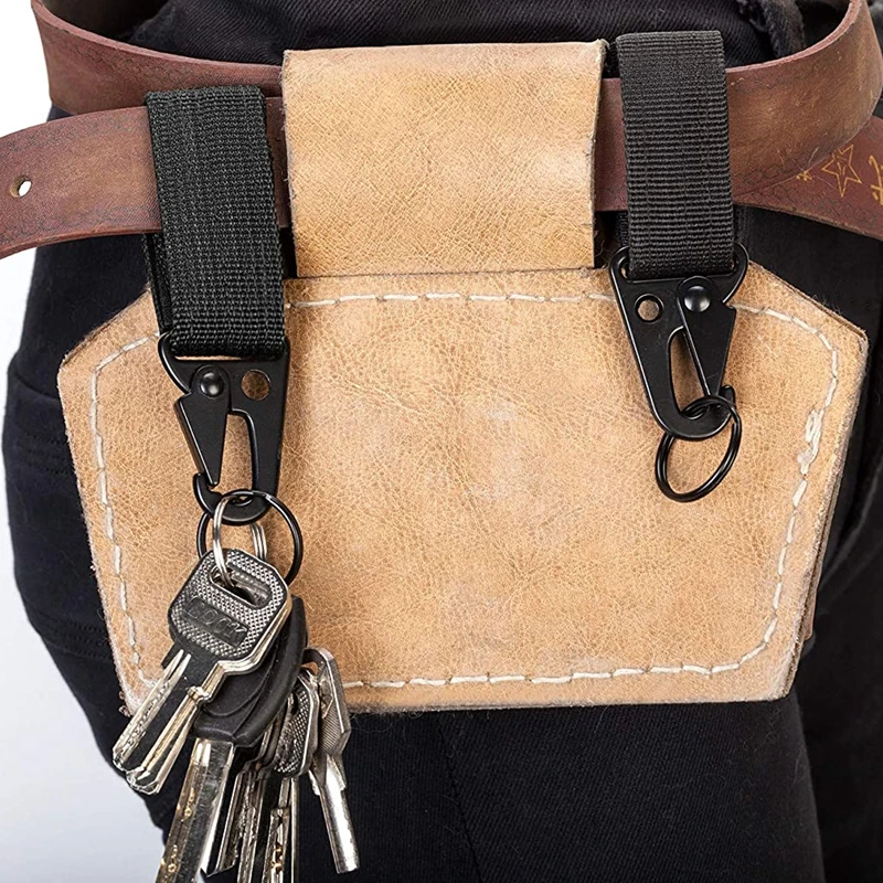 Leather Key Strap Belt Keeper