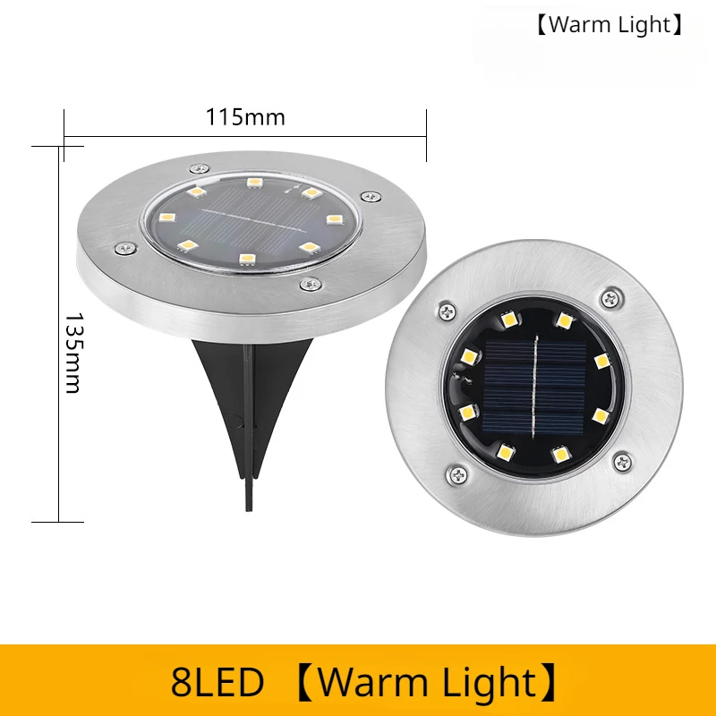 8LED warm light